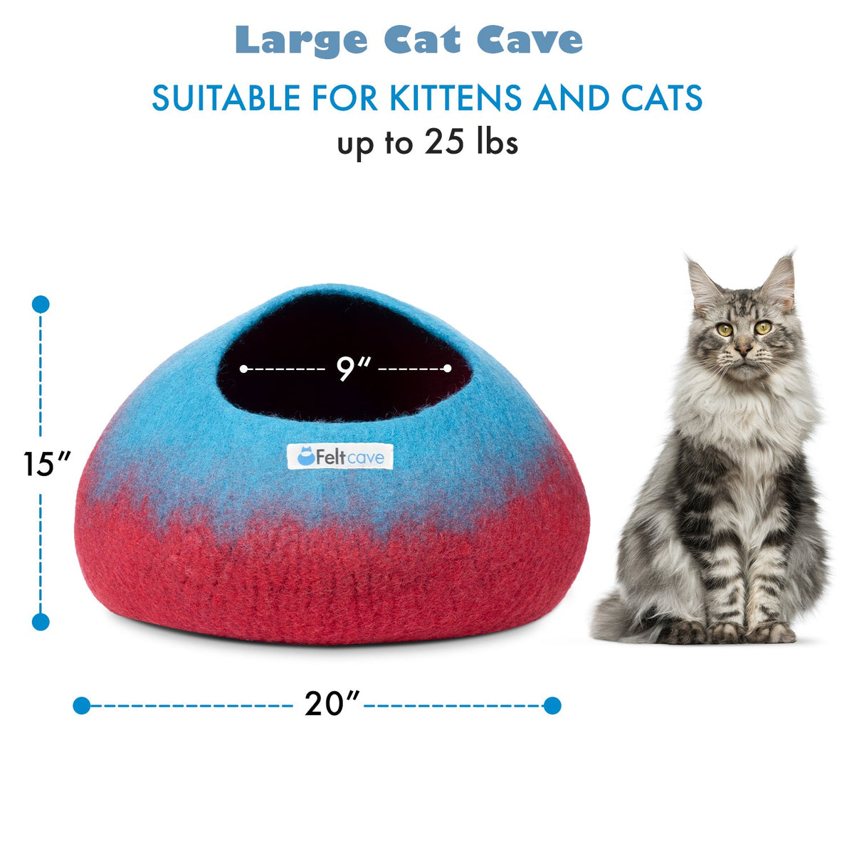 cat cave for large cats Maine Coon