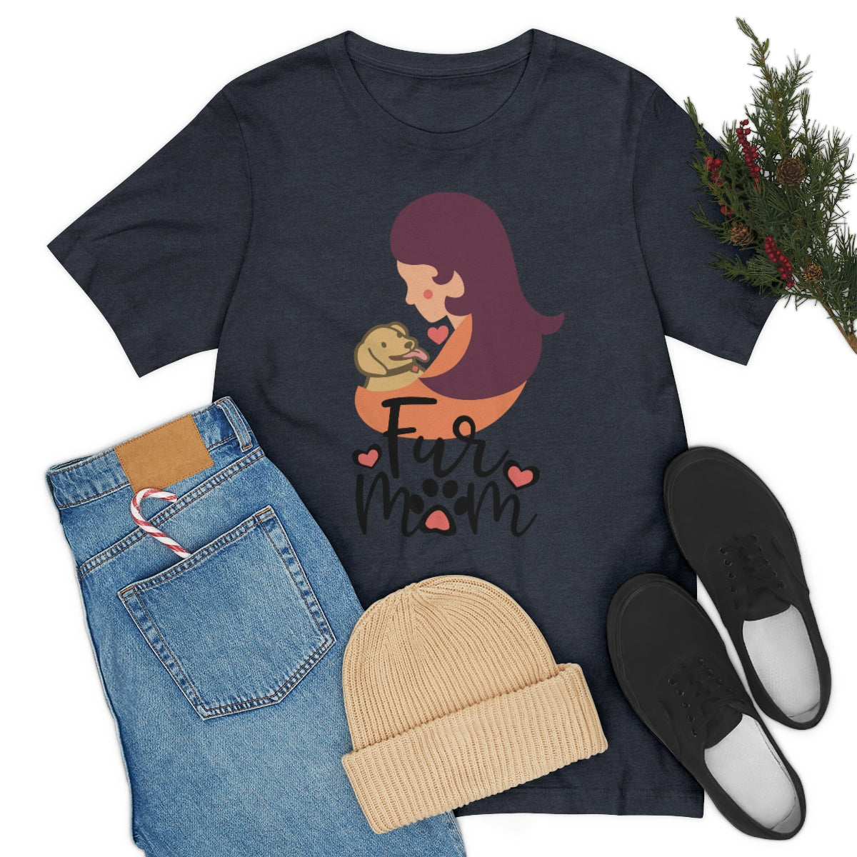 Fur Mom T-Shirt For Those That Love Their Furry Kid!