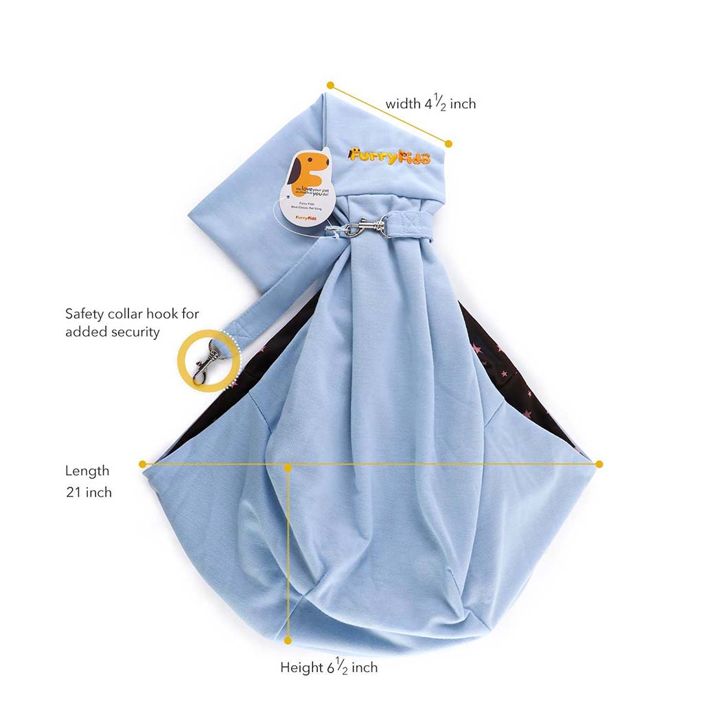 Classic Pet Sling For Small Dogs, Puppies and Cats