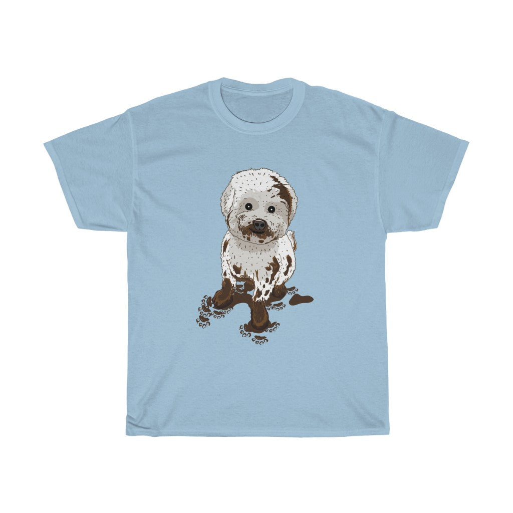 Muddy Paws Are Here Again!  - Unisex Heavy Cotton Tee