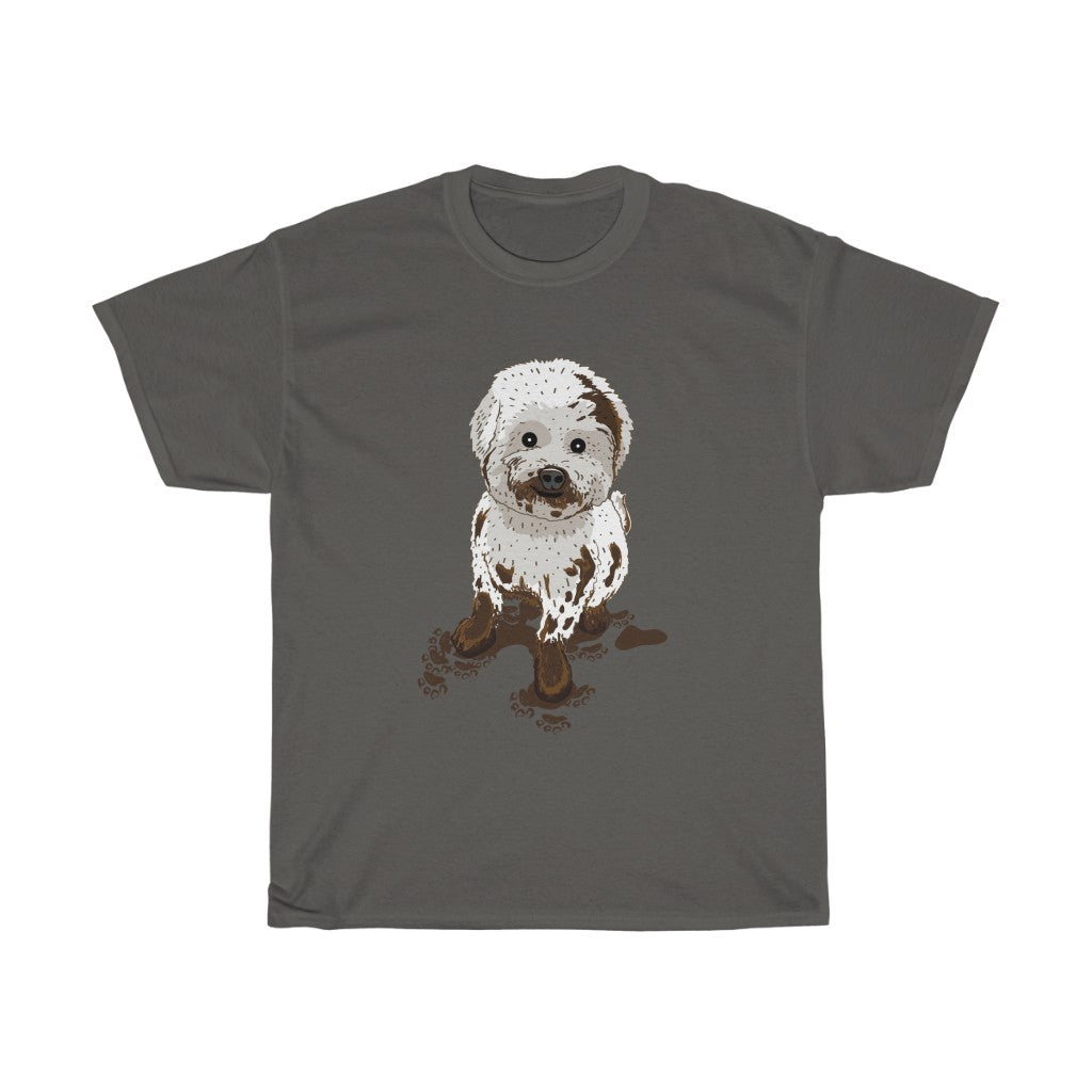 Muddy Paws Are Here Again!  - Unisex Heavy Cotton Tee