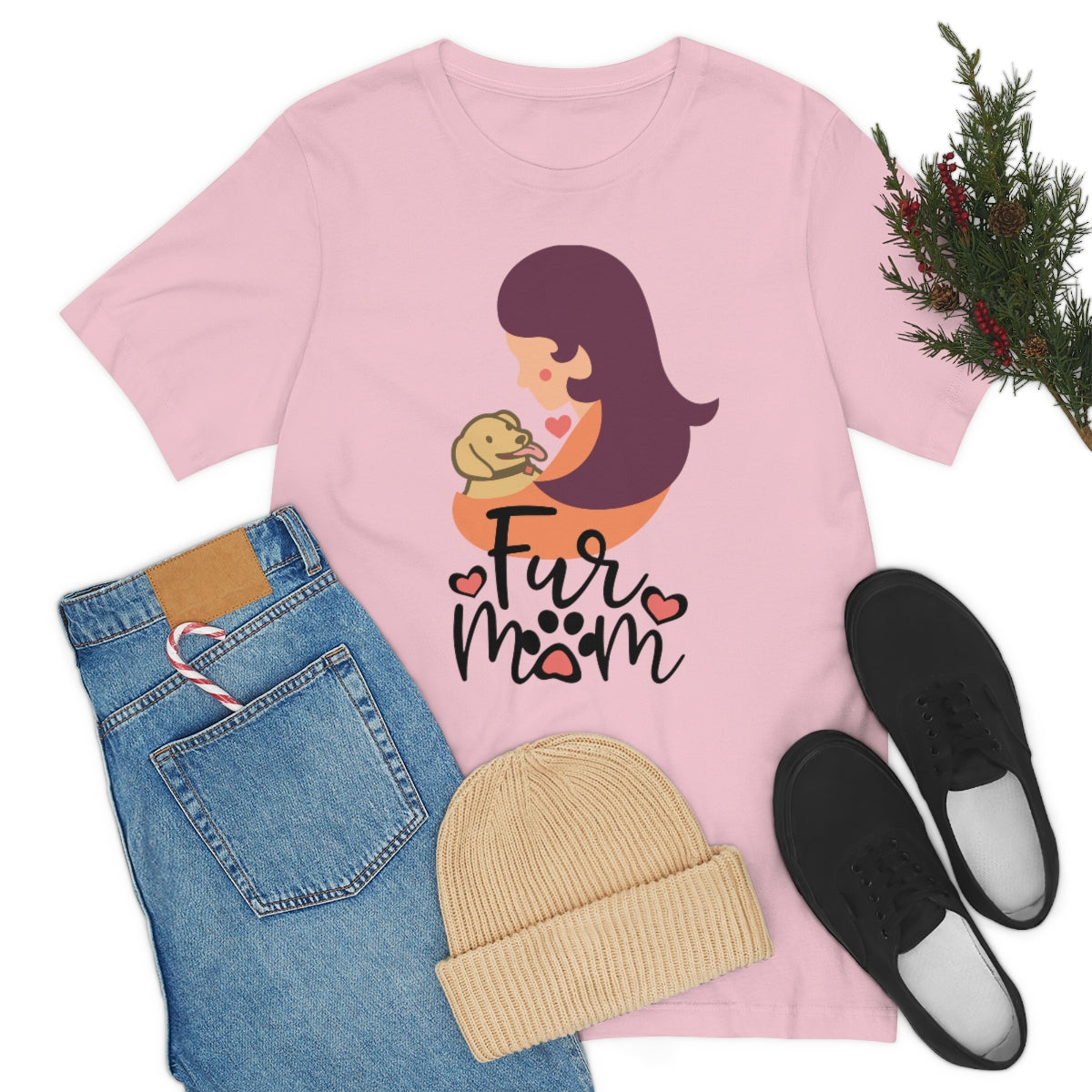 Fur Mom T-Shirt For Those That Love Their Furry Kid!