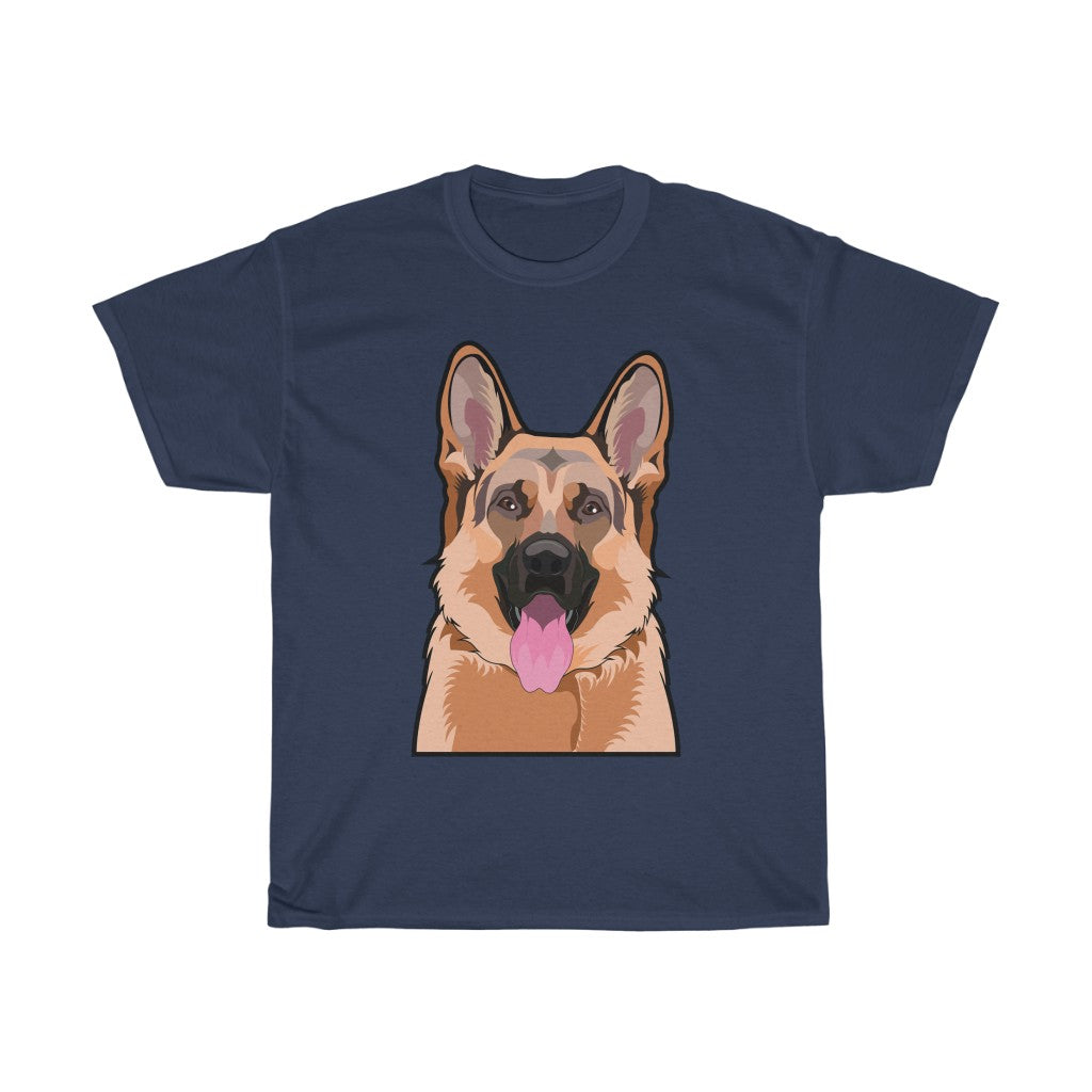 Love Your German Shepherd!  Unisex Heavy Cotton Tee