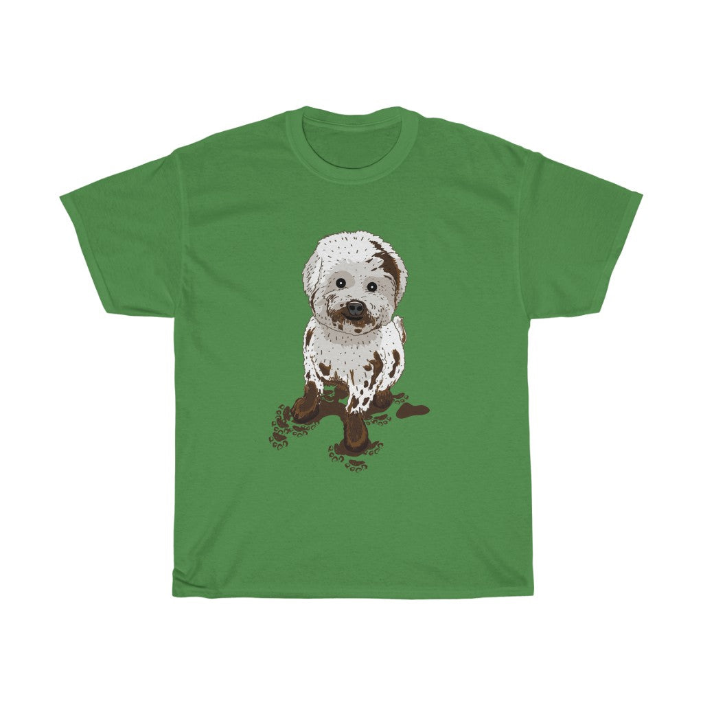 Muddy Paws Are Here Again!  - Unisex Heavy Cotton Tee