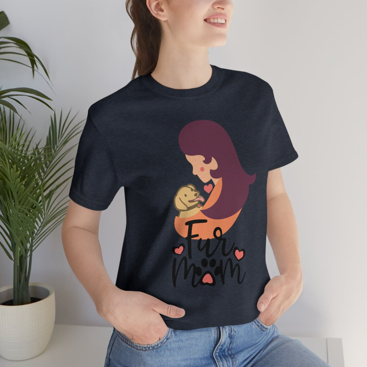 Fur Mom T-Shirt For Those That Love Their Furry Kid!