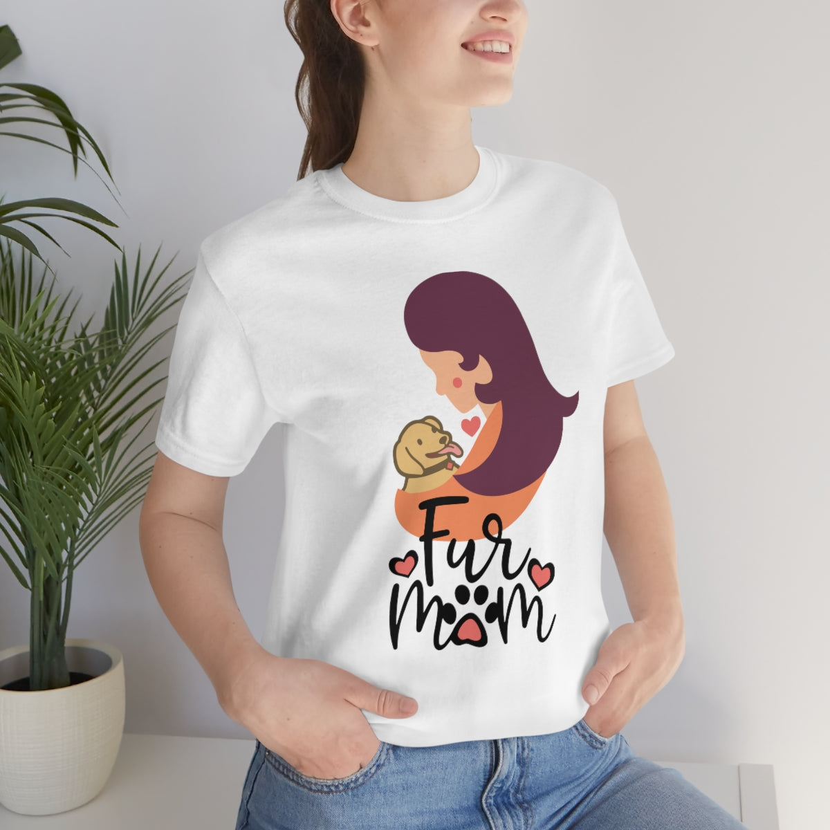 Fur Mom T-Shirt For Those That Love Their Furry Kid!