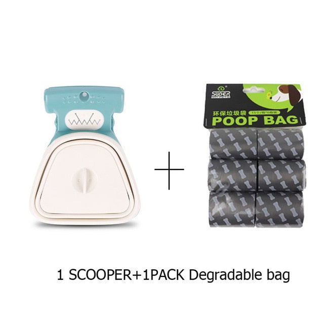 Dog Pet Foldable Pooper Scooper With Decomposable bags